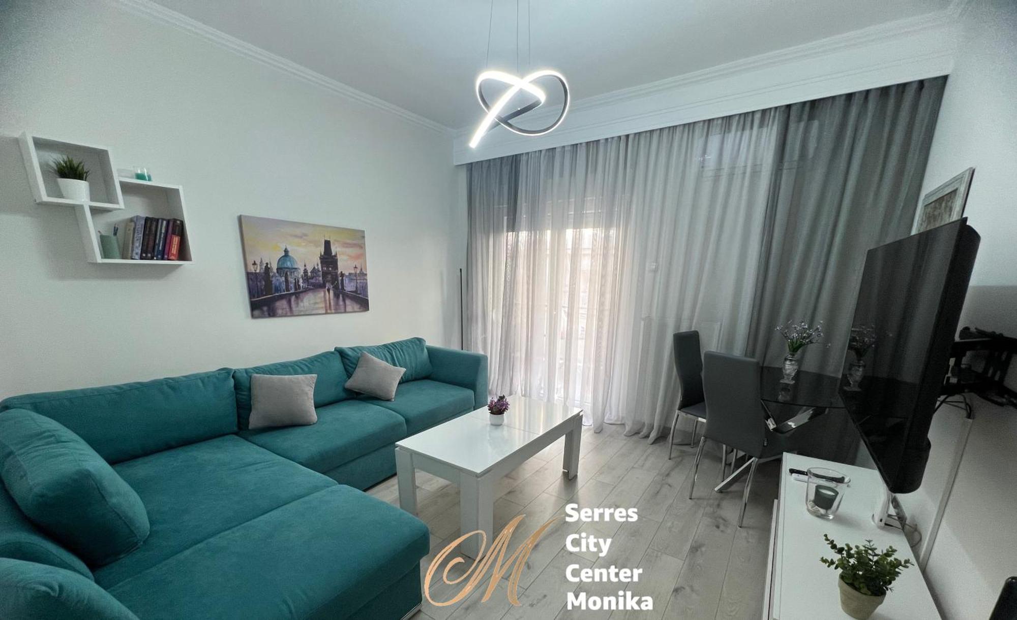 Serres City Center Modern Apartment Eksteriør bilde